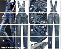 MACACÃO COM ALÇAS GANGA DENIM